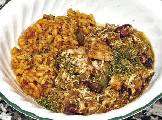 Pollo in Valhalla is an easy crockpot meal that takes some spicy elements and combines them with chicken to create a hearty dinner. It can also easily be modified for those who prefer a milder meal.
