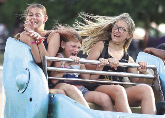 Wild rides at the Sedgwick County Fair