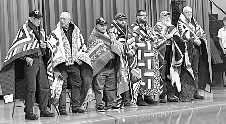 Argonia veterans honored with quilts, school program