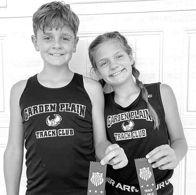 Colton and Briley Barnes of Garden Plain.
