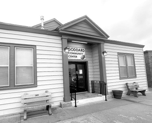 The Goddard Community Center, built in 1936, hosts a number of community groups and events every month. Travis Mounts/TSnews