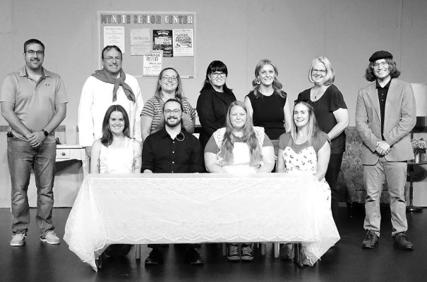 The cast of “Murder at the Pie Auction. Contributed photo
