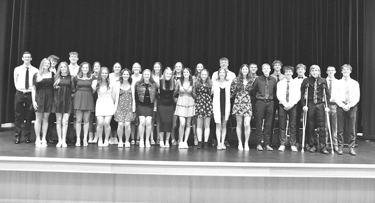 31 new Garden Plain High School students joined the National Honor Society.