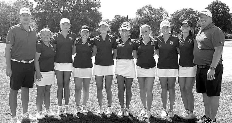 Cheney golfers won first place at Hesston last week. Contributed photo