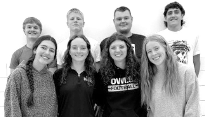 Garden Plain High School homecoming will take place on Friday. The king candidates are, top from left, Jack Helten, Trevor Catlin, Cole Green and Hunter Kampling. The queen candidates are, bottom from left, Cally Koester, Alyssa Scheer, Cate Dugan and Hailey Brack. Contributed photo