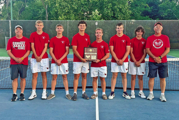 The Conway Springs Cardinals won their regional tournament last week while playing in front of a home crowd. The Class 3-2-1A State tournament in Friday and Saturday in the Kansas City area. Contributed photo