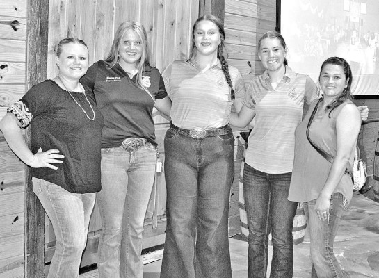 Members of the Maize FFA chapter and their advisors attended the Segwick County Farm Bureau Awards. Dale Stelz/TSnews