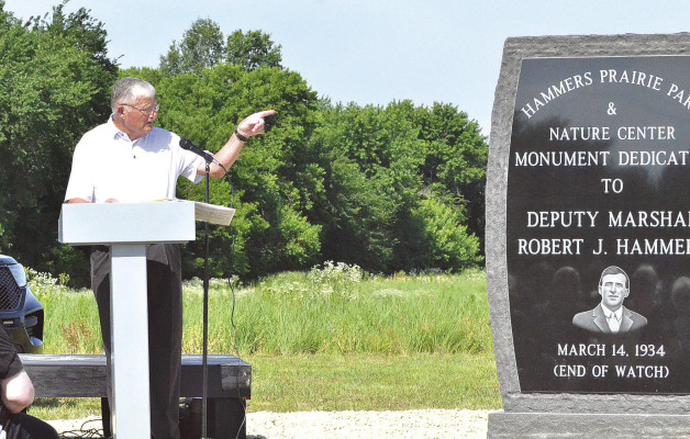 Clearwater Mayor Burt Ussery talks about the new Hammers Prairie Park and Nature Center. Paul Rhodes/TSnews