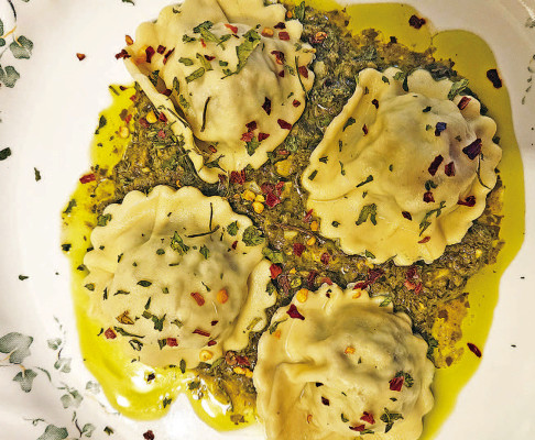 Beef and spinach ravioli can be made completely from scratch at home, and while it is a lot of work, the freshness and flavor are definitely worth it.