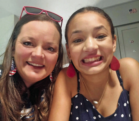 ABOVE: Amber Ives of Clearwater designed this year’s logo, with help from her daughter, Brielle. LEFT: This year’s Clearwater Fall Festival uses the theme “Patriotic Kicks in 2026” to play off of the America 250 celebration. Contributed photo
