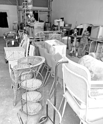 This is just a sample of the treasures that will be up for sale at the Times-Sentinel Building in two weeks, May 16-17. Watch for sale details in the TSnews beginning next week. Paul Rhodes/TSnews