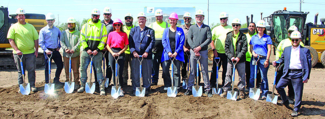 The City of Goddard held a groundbreaking ceremony on April 7 for a new $4 million public works building, located on 199th Street North, north of U.S. Highway 54. The building is exected to be completed later this year. Travis Mounts/TSnews