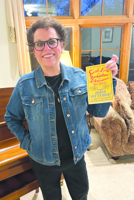 Eisenhower Middle School librarian Alison Jack received a “bonus” award, courtesy of bestselling author James Patterson. Contributed photo
