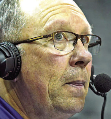 Kansas native Wyatt Thompson has been the voice of the Kansas State Wildcats football and men’s basketball programs since 2002. Kansas State University