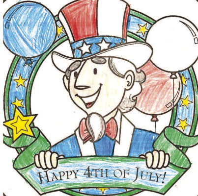 Coloring contest winners