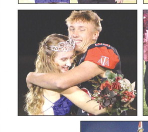 RIGHT: The Argonia band yells for the Titans during Friday’s homecoming victory. FAR RIGHT: Future AHS royalty Liam Shirley and Adriana Greenwood pose for a picture shortly before the homecoming crowning. Travis Mounts/TSnews