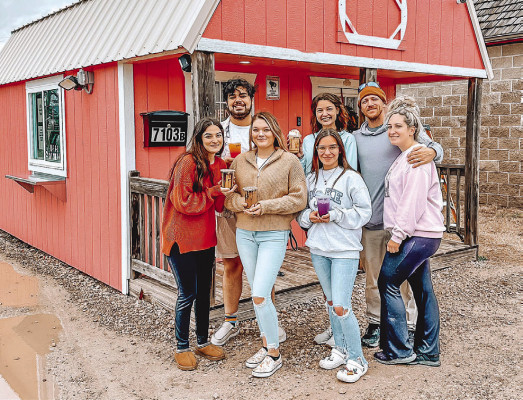 Barista Blends is now open at 7103 S. Broadway in Haysville. It is the same building and location as the coffee shop that opened last July, but with local ownership. Owners David and Tish Henderson, pictured at right, are seen with their employees. Contributed photo