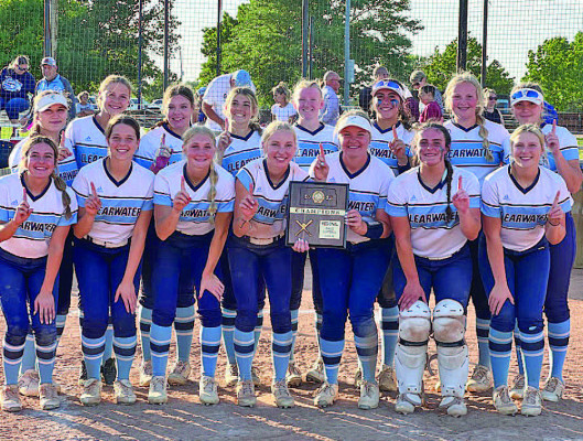 The Clearwater Indians won two games at home on Tuesday to earn a return trip to the Class 4A State tournament in Salina. Play will begin next week on Thursday. Contributed photo