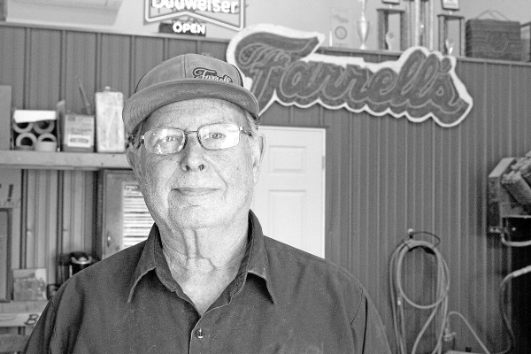 Mike Farrell stands inside his new business location at 120 E. Santa Fe in Cheney. The business was started in Wichita by his father in the 1950s, and has been part of the Cheney community for decades. Travis Mounts/TSnews