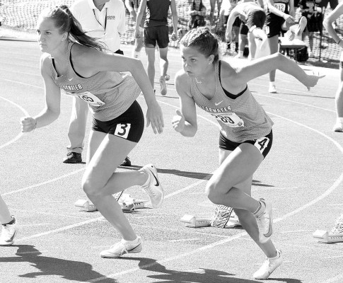 Gold medals lead to third place for Lady Indians