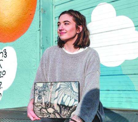 Helen Frances of Manhattan, formerly of Clearwater, is returning to display her art in Friday’s Clearwater Art Walk. She focuses a lot on pen and ink drawings, and also is a full-time tattoo artist. Contributed photo