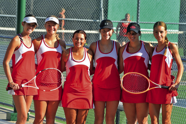 The Conway Springs Cardinals tennis team has qualified for the Class 3-1A State tournament. Dale Stelz/TSnews