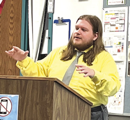 Baine Dikeman is the winner of the Donus D. Roberts Coaching Excellence Award. The award was given by the National Speech &amp; Debate Association. Contributed photo