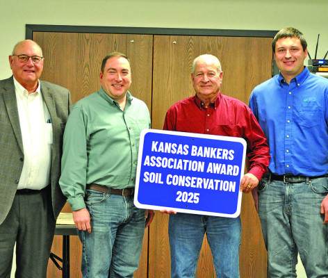 Scott Van Allen was the recipient of the Soil Conservation Award at the annual meeting for Sumner County. Paul Rhodes/TSnews
