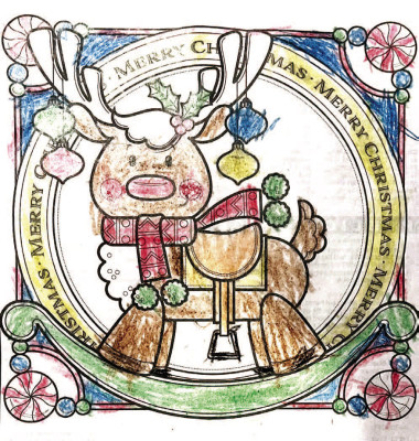Coloring contest winners