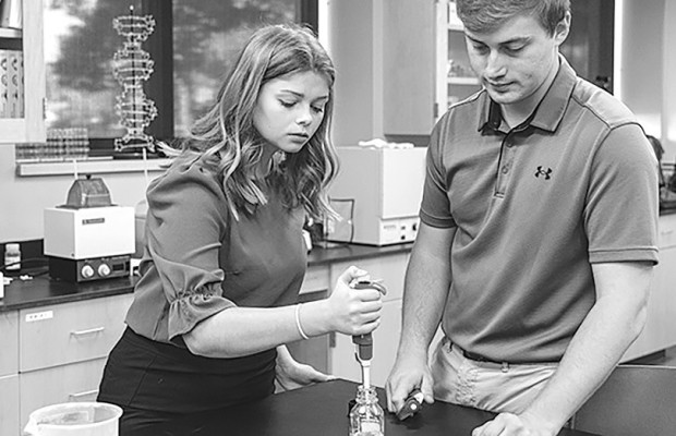 Richard Wolf and Gracie Childs of Clearwater both intend to return to their hometown after completing their undergrads. Baker University/Contributed photo