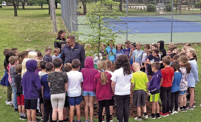 Arbor day planting