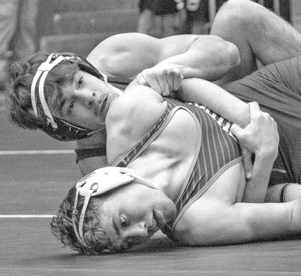Cheney wrestler Parker McClellan ended his senior season with an appearance at the Class 4A State tournament in Salina, where won his opening match. Makayla Wassenberg/Contributed photos