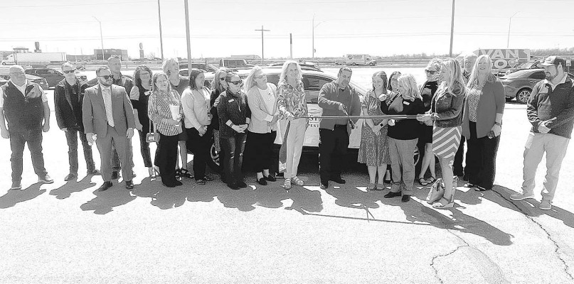 The Goddard Chamber of Commerce held a ribbon cutting for new member Strike First Pest Management. The ribbon cutting took place on April 11 at Pathway Church, following the Chamber's monthly meeting. Travis Mounts/TSnews