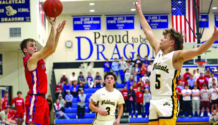 Cameron Eastman puts up a shot during Cheney’s tournament game against Haven at the Adolph Rupp Invitational. Andrea McDaniel/ TSnews