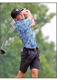 Goddard’s Cohen Museousky plays as last week’s Class 5A State tournament.The sophomore won the individual title after placing 12th last season. Contributed photo