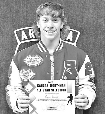 Argonia High senior Carson Vineyard has been selected to play in the KEMFA Div. II all-star game in June.