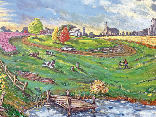 Mural pays tribute in several ways