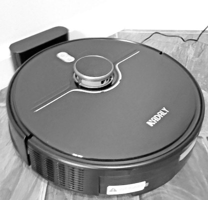 A new robotic vacuum is ready and waiting to help publisher Paul Rhodes clean his house. Paul Rhodes/TSnews
