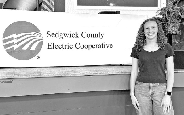 Abigail Blundell has been selected as the winner in the Sedgwick County Electric Cooperative youth tour. She wins a $500 scholarship and a paid, weeklong trip to Washington, D.C., with other students from across the country. Contributed photo
