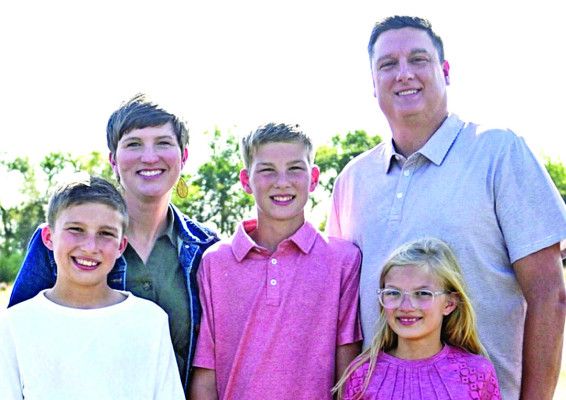Jason Crist, pictured with his family, has been hired as the head boys basketball coach at Clearwater High School. Contributed photo