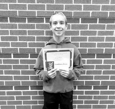 Rusco, Beck named students of the month