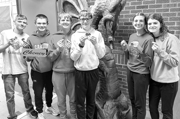 The Cheney High School scholars bowl team won the Central Plains League.