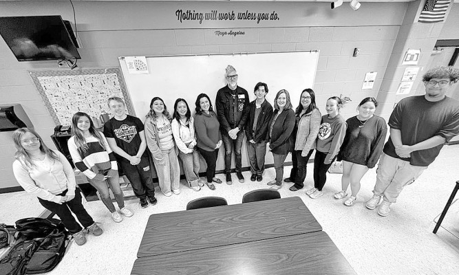 On Tuesday morning, student council members at Campus High School hosted an appreciation breakfast for members of the USD 261 Haysville Board of education. The annual breakfast provides an opportunity to build relationships between district leaders and students. USD 261/Contributed photo