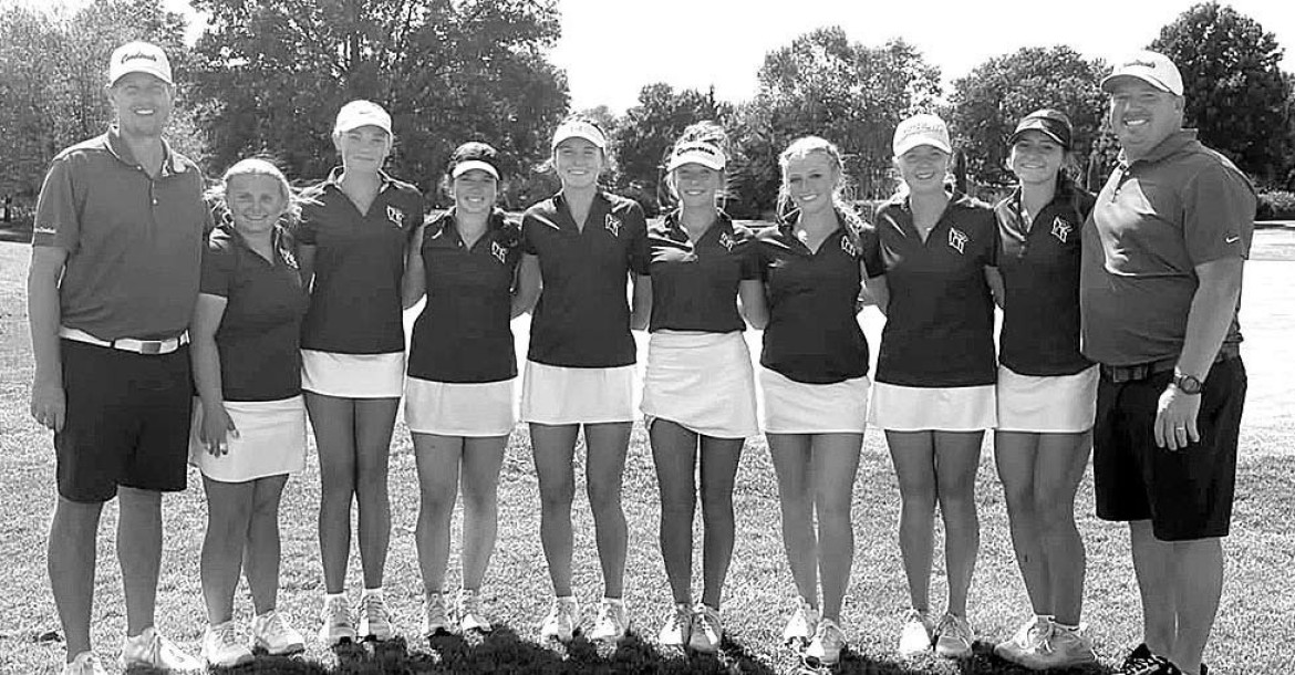Cheney golfers won first place at Hesston last week. Contributed photo