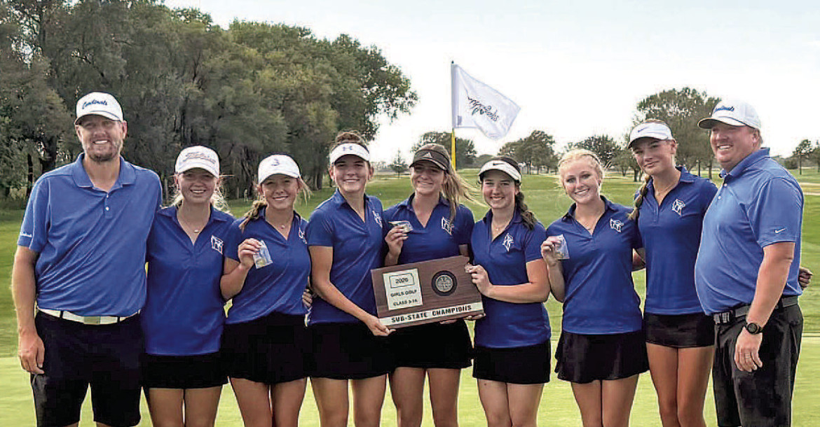 The Cheney Cardinals were champions their Class 3-21A substate tournament. The Cardinals will play in the State tournament at Tallgrass Country Club. Contributed photo